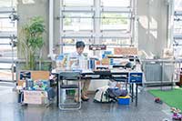 アトリエトントンの展示ブース