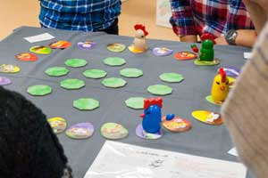 「にわとりのしっぽ」で遊ぶ