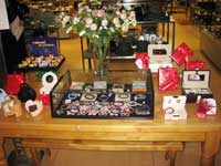 バレンタインデーの素敵なディスプレイ