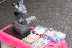 鉱物を見る顕微鏡