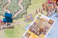 移動手段タイルを配置して、対応する乗り物で移動