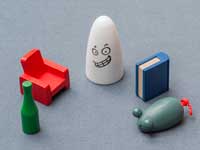 手触りが良く、可愛らしい木製のコマ