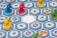 移動前にペンギンがいた場所の氷タイルを獲得