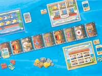 ボードゲーム、ホテル サモアのゲーム風景