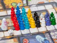 パーティーの参加者とおばけのヒューゴ