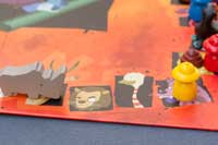 マンボーが突進