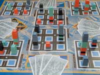 ボードゲーム、マンハッタンのゲーム風景
