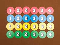 モグラ達が穴に入ります