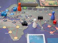 パンデミック（旧版）のプレイ風景