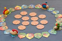 ハリネズミの追いかけっこの準備