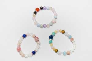 天然石ブレスレットの完成例2