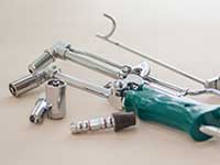 ブローパイプとバーナースタンド