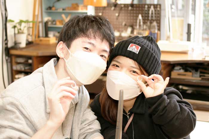 指輪できあがり！