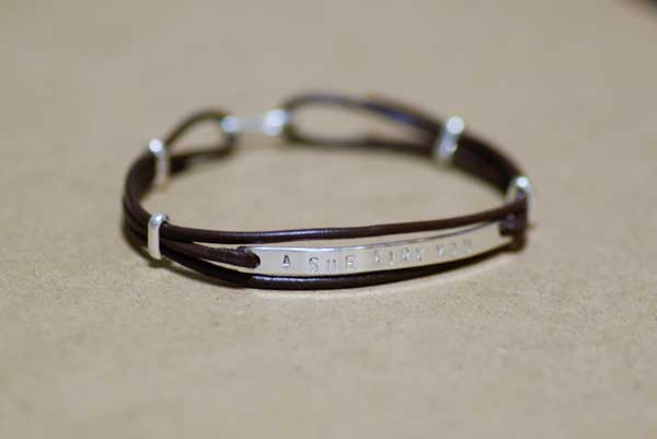 シンプルペアブレスレット