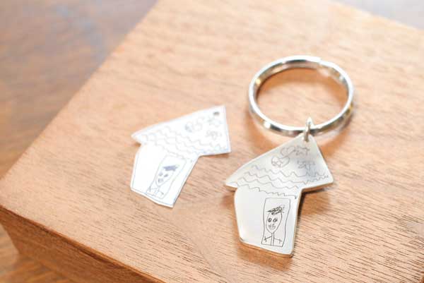 手描きキーホルダー