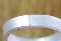 ぴったりの合わせ目