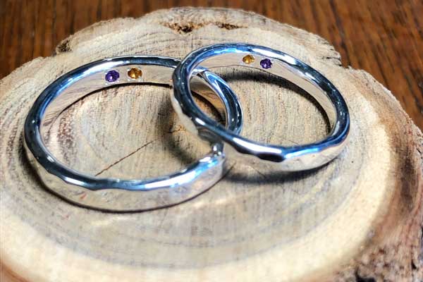 ペアリング内側の刻印のサンプル画像