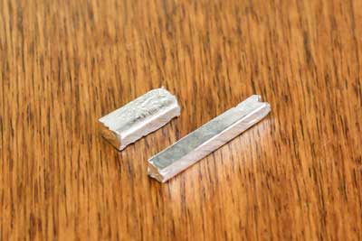 延べ作業後　長さの比較