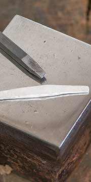 荒し仕上げのシルバーリング