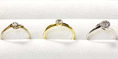 エンゲージリングのふくりん留