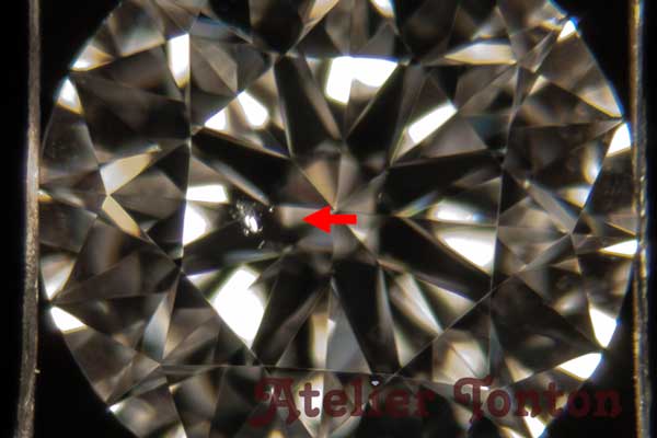 ダイヤモンドの内包物（インクルージョン）