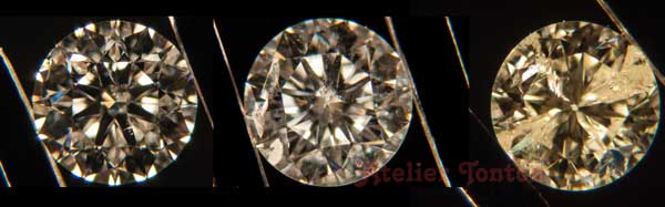 ダイヤモンドのカラースケール