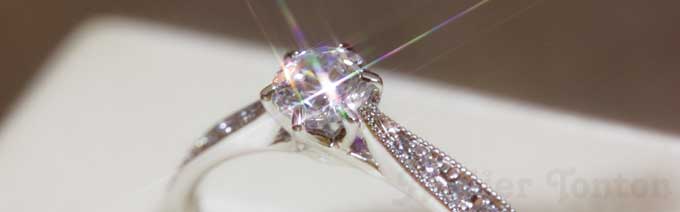 日頃のお手入れで輝くダイヤモンド