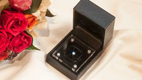 ダイヤモンドでプロポーズ