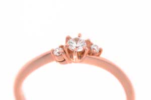 0.1ct婚約指輪デイジー