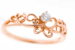 0.1ctエンゲージ「ジャスミン」