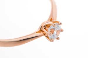 0.2ctダイヤモンド婚約指輪「ピンクローズ」