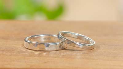 気軽に作れる！ふたりの記念の手作りのシルバーペアリング